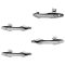 10-13 Honda Accord Crosstour Chrome Outside Front & Rear Door Handle Kit (RF w/o Keyhole) (Set of 4)