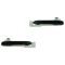 06-11 Hyundai Accent Sedan Rear Textured Black Outside Door Handle PAIR