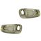 98-02 Toyota Corolla, Chevy Prizm (w/Manual Windows w/Power Lcks) Frnt Beige Inside Door Handle PAIR