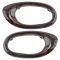 04-07 Buick Rainier Woodgrain Inside Door Handle Bezel PAIR