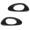 02-09 Chevy Trailblazer; 02-06 EXT (w/o Convenience Pkg) Frt Txt Black Inside Door Handle Bezel PAIR