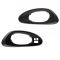 02-09 Chevy Trailblazer; 02-06 EXT (w/Convenience Pkg) Front Txt Black Inside Door Handle Bezel PAIR