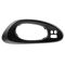 02-09 Chevy Trailblazer; 02-06 EXT (w/Convenience Pkg) Front Txt Black Inside Door Handle Bezel PAIR