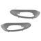 02-09 Chevy Trailblazer; 02-06 EXT (w/o Convenience Pkg) Frt Text Gray Inside Door Handle Bezel PAIR