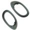 02-04 Olds Bravada Front Textured Black Inside Door Handle Bezel PAIR