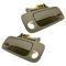 97-01 Toyota Camry, Lexus ES300 Front Beige (4M9) Exterior Door Handle (w/Keyhole) PAIR