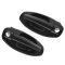 01-06 Hyundai Sante Fe Front Smooth Black Outside Door Handle w/Keyhole PAIR