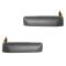 97-03 Infiniti QX4; 96-04 Nissan Pathfinder Front Textured Black Outside Door Handle PAIR