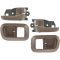 98-03 Toyota Sienna Front Inside Brown Door Handle & Bezel SET