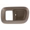 98-03 Toyota Sienna Front Inside Brown Door Handle & Bezel SET