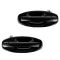 01-06 Hyundai Sante Fe Rear Smooth Black Outside Door Handle PAIR