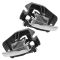 00-02 Lincoln LS Front Chrome Inside Door Handle PAIR