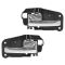 00-02 Lincoln LS Front Chrome Inside Door Handle PAIR