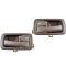 92-96 Toyota Camry Inside Door Handle & Bezel Brown (4 Piece)