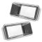 87-95 Jeep Wrangler; 97-06 Wrangler w/1/2 Door Chrome Outside Door Handle PAIR