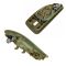 94-97 Honda Accord 4DR (w/Power Locks) Front (Beige w/Chrome Lever) Inside Door Handle PAIR