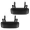 01-11 Ford Ranger. Mazda PU Textured Black Metal Outside Door Handle PAIR