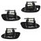 02-06 Nissan Altima Front & Rear Outer Smooth Black Door Handle Kit (Set of 4)