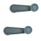 73-04 Toyota Multifit Manual Window Crank Gray Handle PAIR