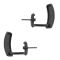 95-02 Chev PU Truck SUV Int Door Handle Lever Gray PAIR