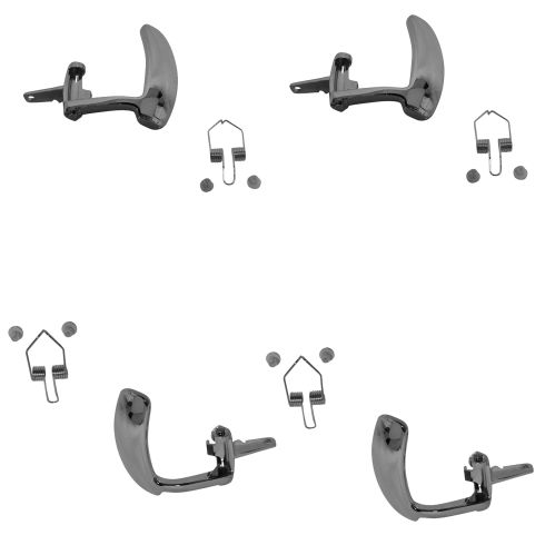 95-02 Chev PU Truck SUV Int Door Handle Lever Chrome SET of 4