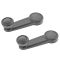 00-11 Ford Focus Black Manual Window Crank PAIR