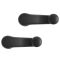 98-05 Beetle; 95-02 Cabrio; 95-98 Golf; 95-05 Jetta Black Manual Window Crank PAIR