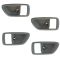 04-06 Toyota Tundra (Double Cab); 01-07 Sequoia; Charcoal Inside Door Handle Bezel SET of 4