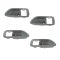 04-06 Toyota Tundra (Double Cab); 01-07 Sequoia; Charcoal Inside Door Handle Bezel SET of 4