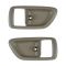 04-06 Toyota Tundra (Double Cab); 01-07 Sequoia; Oak Inside Door Handle Bezel PAIR