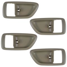 04-06 Toyota Tundra (Double Cab); 01-07 Sequoia; Oak Inside Door Handle Bezel SET of 4