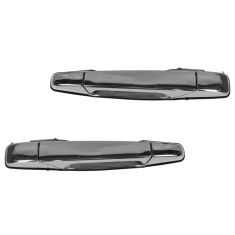 07-13 GM Full Size PU & SUV Rear Chrome Outside Door Handle PAIR