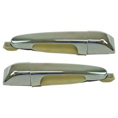 07-08 Hyundai Entourage Rear Exterior Chrome Door Handle Pair