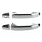 14-15 Silverado, Sierra 1500; 2015 2500, 3500 Front Chrome Outer Door Handle PAIR