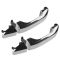 14-15 Silverado, Sierra 1500; 2015 2500, 3500 4 DR Rear Chrome Outer Door Handle PAIR