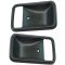 79-85 Mazda RX-7 Black Inside Door Handle Bezel PAIR