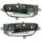 13-15 Nissan Altima, Pathfinder Front or Rear Door Chrome & Black Inside Door Handle PAIR