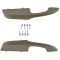 03-14 Chevy Express, GMC Savana Van Front Door Neutral Inner Armrest/Pull Handle Cover & Base PAIR