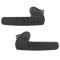 02-08 Dodge Ram 1500; 02-09 2500 3500 Black Inside Door Handle PAIR