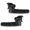 02-08 Dodge Ram 1500; 02-09 2500 3500 Black Inside Door Handle PAIR