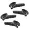 02-08 Dodge Ram 1500; 02-09 2500 3500 Black Inside Door Handle Set of 4