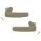 02-08 Dodge Ram 1500; 02-09 2500 3500 Tan Inside Door Handle PAIR