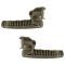 02-08 Dodge Ram 1500; 02-09 2500 3500 Tan Inside Door Handle PAIR