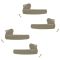 02-08 Dodge Ram 1500; 02-09 2500 3500 Tan Inside Door Handle Set of 4