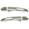 11-15 Kia Sorento Rear Chrome Exterior Door Handle w/ Cap PAIR