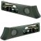 02-03 Lexus ES300; 04-06 ES330 (w/o Memory Adjust) Front Inside Black & Chrome Door Handle Pair