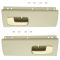 03-12 Lincoln Town Car Rear Inside Beige & Gold Door Handle Pair