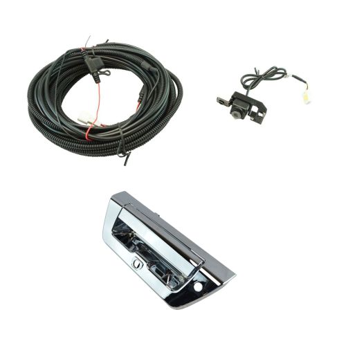 15-16 Ford F150 Chrome Rear View Camera Upgrade Kit w/ lock provision (Add-on Style)