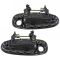 93-97 Corolla, Prizm Front & Rear Black Outside & Black Inside Door Handle Kit (Set of 8)