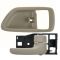 04-06 Toyota Tundra (Double Cab); 01-07 Sequoia Fawn Front Door Inside Handle & Bezel RF = RR